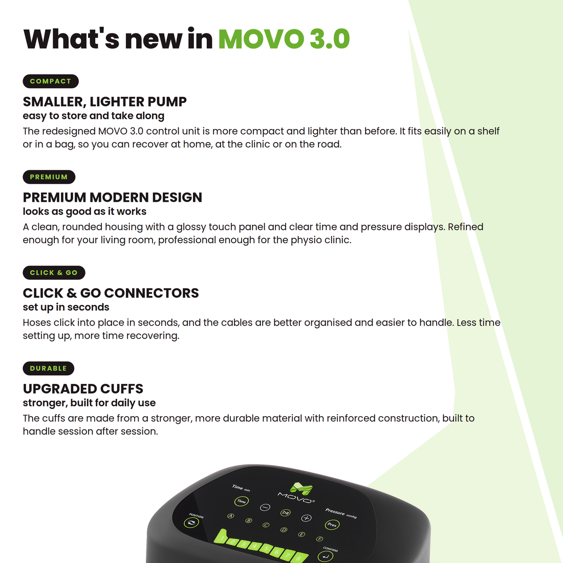 MOVO ® 3.0 Compression Pants – Legs & Hips Recovery System